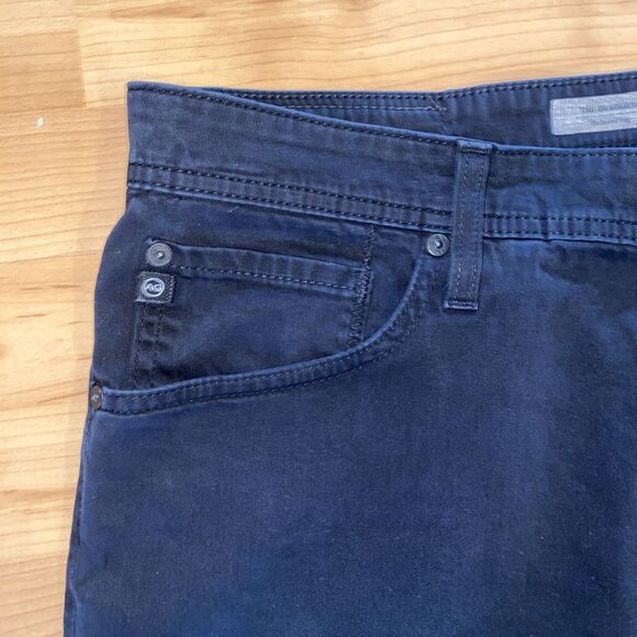 Adriano Goldschmied AG Men The Graduate Tailored Leg Ink Black 38x32 Straight - Picture 4 of 11